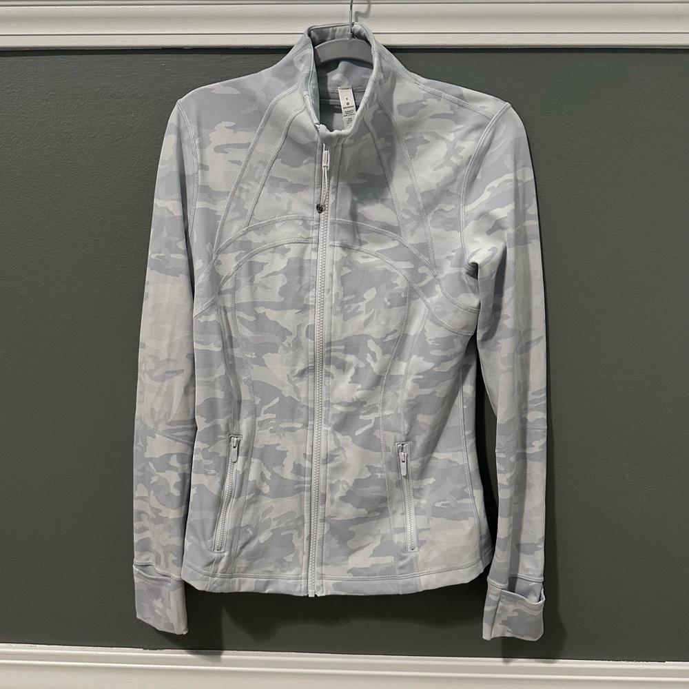 lululemon athletica Light Gray Camo Utility Jacket